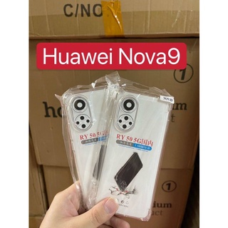 Huawei Nova 9 CASE TPU ฝาหลังใส กันกระแทก มีปุ่มกันกระแทก ทั้ง 4 มุม มีคลุมกล้อง รุ่นใหม่