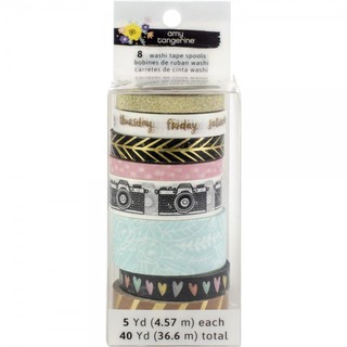 Masking Tape/Washi Tape เทปกระดาษกาว เทปพิมพ์ลาย 📑 Create Paper Amy Tan Shine On สำหรับตกแต่ง Planner Diary Scrapbook