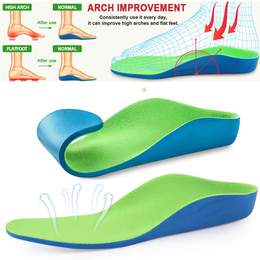 Childrensx Orthopedic รองเท้า Insoles สําหรับเท้าเท้าแบน Arch สนับสนุนเด็ก Orthopedic ผลิตภัณฑ์รองเท้าใส่