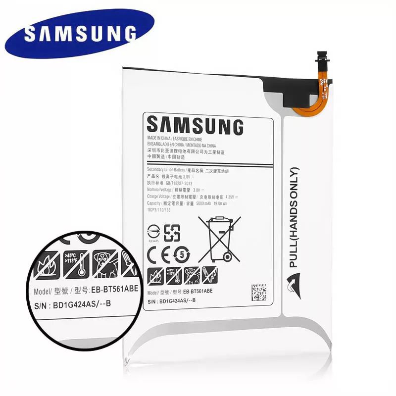 SAMSUNG Original แท็บเล็ต EB-BT561ABE EB-BT561ABA แบตเตอรี่5000MAh สำหรับ Samsung Galaxy Tab E T560 T561 SM-T560แท็บเล็ต