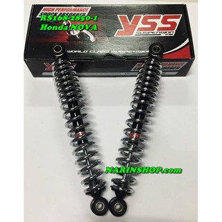 โช้คหลังเดิม YSS ใส่ Honda-NOVA สปริงชุบ