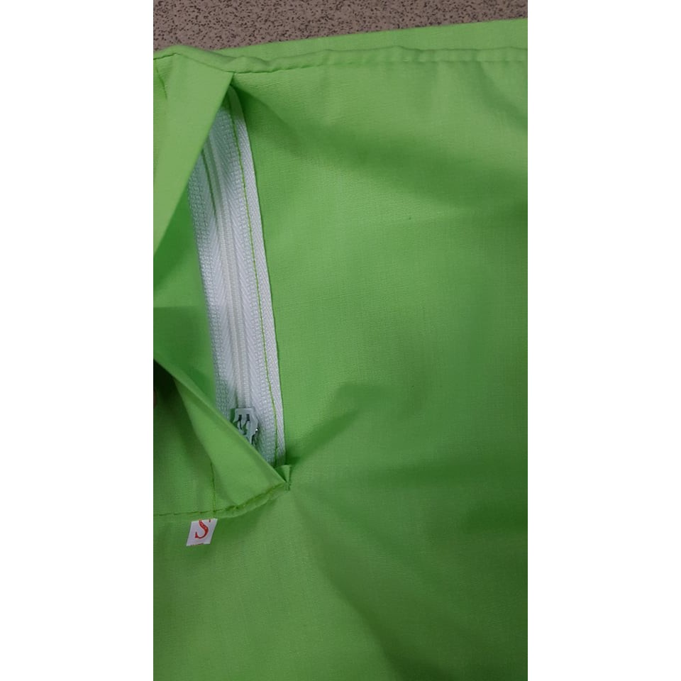 เสื้อคอกระเช้าถักริมผู้ใหญ่ มีกระเป๋า 2 ข้าง ซิป 1 ข้าง - รูปที่ 5