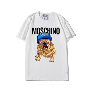 Moschino เสื้อยืดแขนสั้น พิมพ์ลายเสือ Transformers 22ss785469