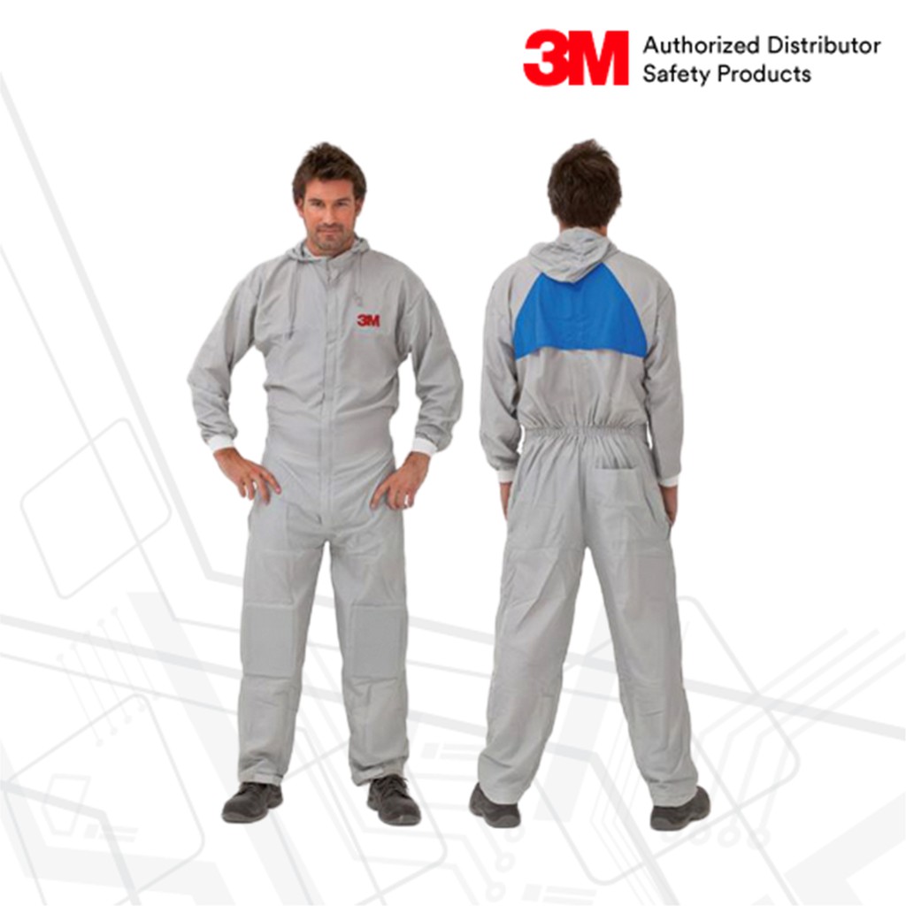 3M™ ชุดป้องกันฝุ่น และสารเคมี ชนิดซักล้างได้  รุ่น 50425