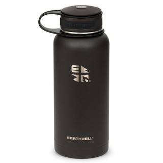 Earthwell กระบอกน้ำเก็บร้อน/เย็น รุ่น 32OZ VACUUM BOTTLE VOLCANIC BLACK - KEWLER OPENER CAP