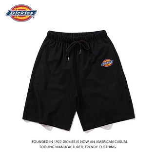 Dickies Dixs ใหม่กางเกงขาสั้นสําหรับเด็กผู้ชายผู้หญิงพิมพ์ลายโลโก้สไตล์คลาสสิค