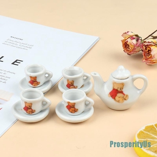 (Prosperityus) ถ้วยชากาแฟเซรามิค ขนาดเล็ก 1:12 สําหรับบ้านตุ๊กตา