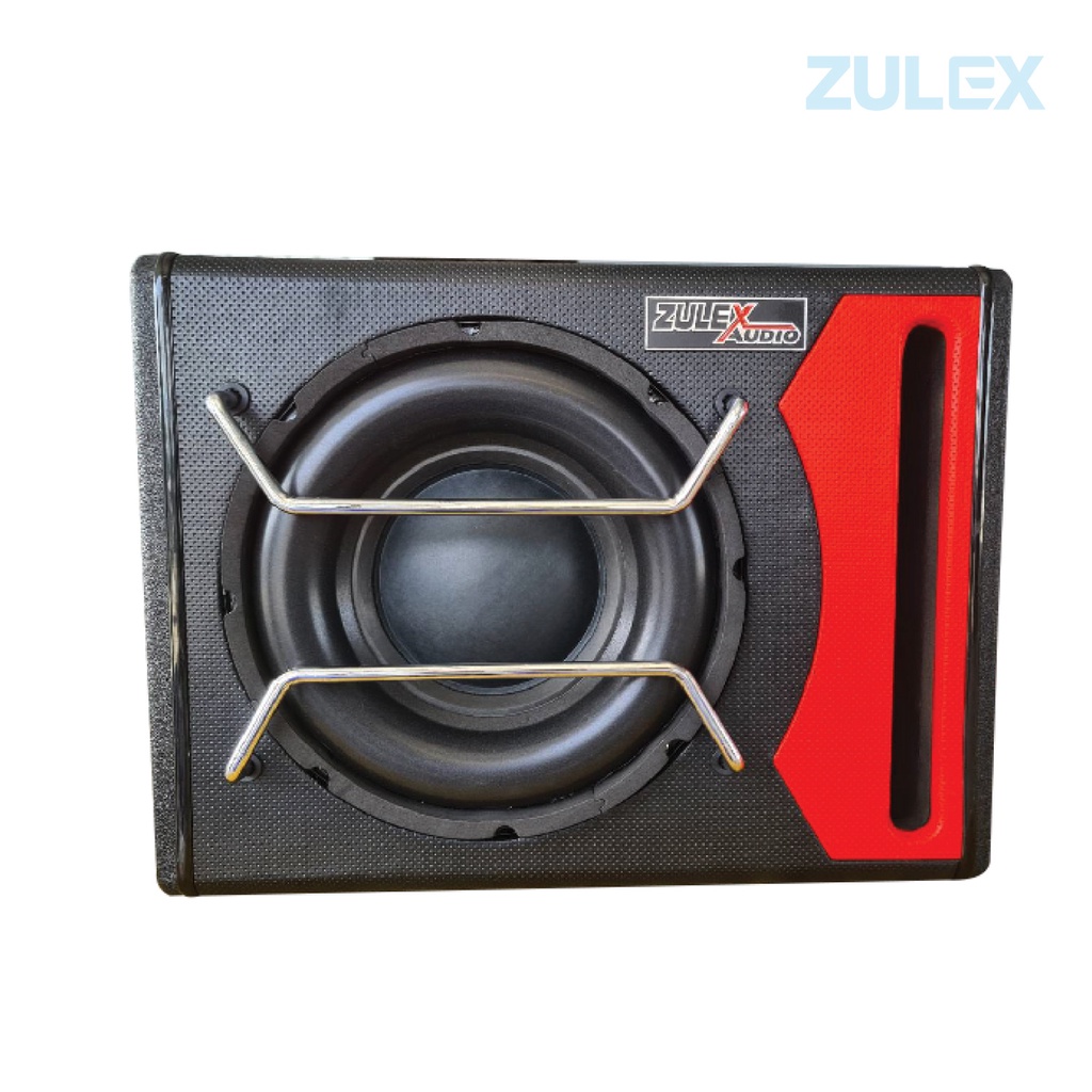 Zulex ตู้ลำโพงซับวูฟเฟอร์ 10 นิ้ว พร้อมแอมป์ขยายในตัว รุ่นZulex ZB-108A กำลังขับ 500 วัตต์ (80w RMS) Zulex รุ่น ZB-108A