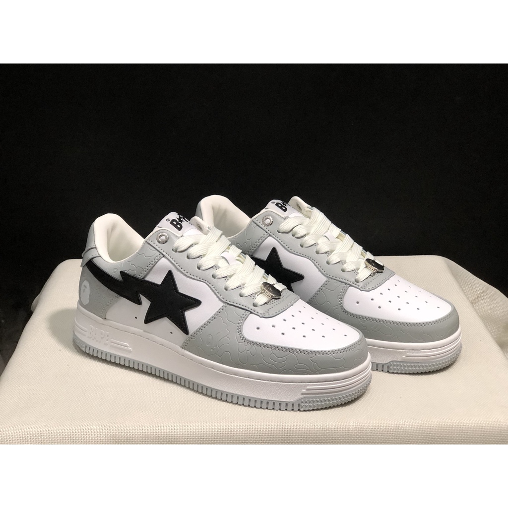 A BAPE STA LOW รองเท้าผ้าใบที่ทนทาน รองเท้าอินเทรนด์ รองเท้าวิ่งที่สะดวกสบาย