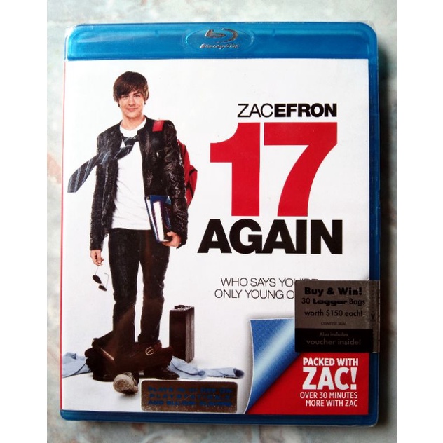 📀 BLU-RAY 17 AGAIN (2009) *สินค้าใหม่ มือ 1 อยู่ในซีล  ❌ ไม่มีไทยทั้งเสียงและคำบรรยาย