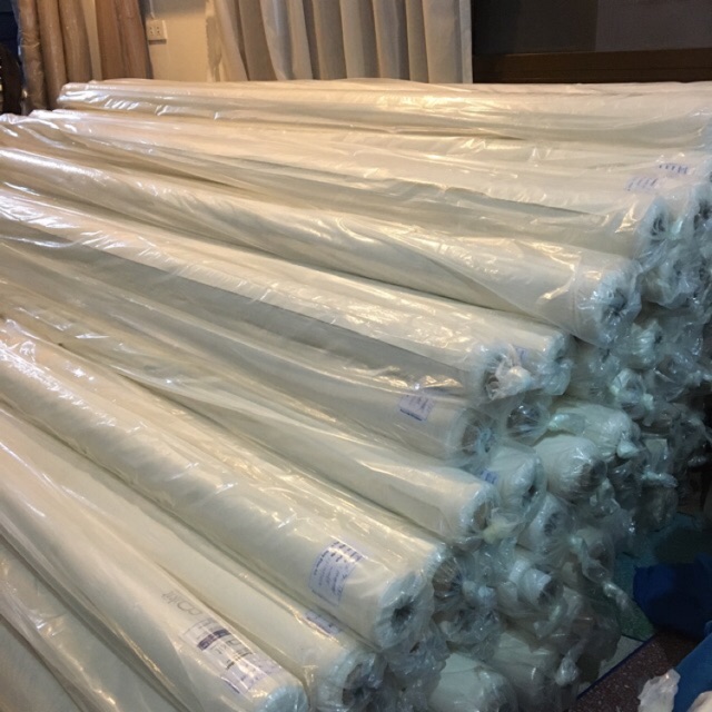 (สำหรับซื้อ 2 ม้วน) ผ้าใบเเคนวาสแบบม้วนสำหรับงานศิลปะ เกรดนำเข้าผ้าอินเดีย Made in India
