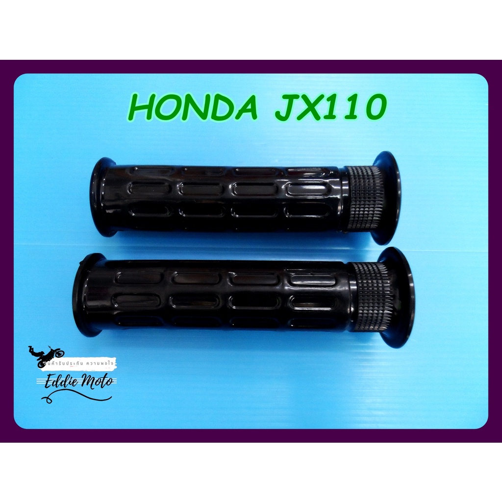HANDLE GRIP RUBBER "BLACK" Fit For HONDA JX110 // ปลอกแฮนด์ ปลอกมือ สีดำ