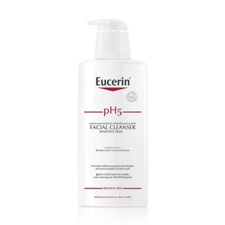 Eucerin pH5 Sensitive Skin Facial Cleanser 400 ML ยูเซอริน ทำความสะอาดผิวหน้า ผิวบอบบาง แพ้ง่าย ขนาด 400 มล. (17825)