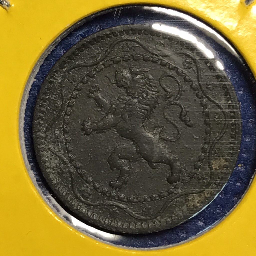 No.60426 ปี1916 เบลเยี่ยม 5 CENTIMES เหรียญสะสม เหรียญต่างประเทศ เหรียญเก่า หายาก ราคาถูก
