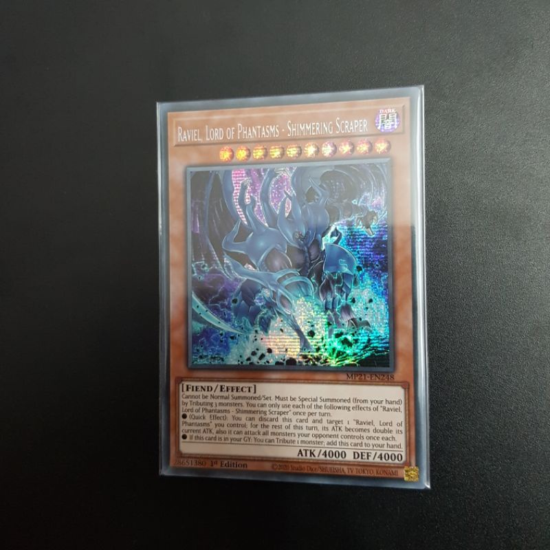 Raviel,, Lord of Phantasms - Shimmering Scraper - MP21-EN248 - Prismatic Secret หายาก