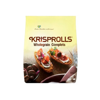 Pagen Wholegrain Krisprolls 225g  โฮลเกรนแคร็กข้าวสาลี 225 กรัม