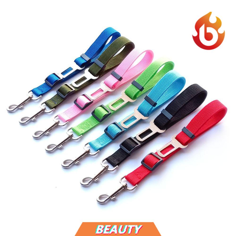 BEAUTY Vehicle Dog Safety Belt Rope Security Leash Pet Car Seat Belt ...