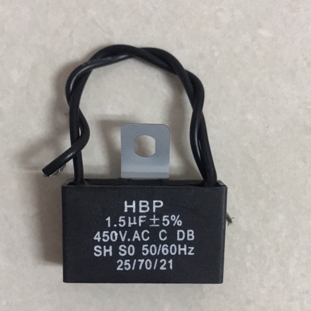 คาปาซิเตอร์ 1.5uf 450V Capacitor พัดลม