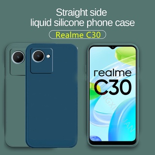 เคสซิลิโคนนิ่ม ทรงสี่เหลี่ยม ป้องกันกล้อง กันกระแทก สําหรับ Realme C30 c35 RealmeC30 Realme 9 9i 9pro Narzo50i Prime 50A