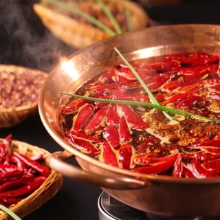 ซุปก้อนหม่าล่า หม่าล่าหม้อไฟ500 กรัม 重庆桥头牛油老火锅底料袋装