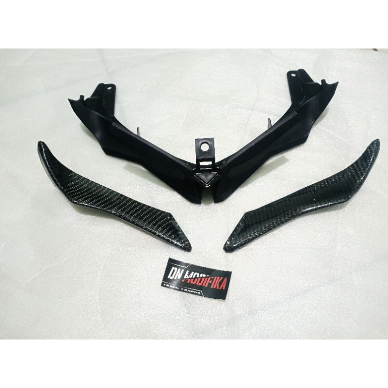 CBR250RR winglet โคมไฟด้านล่าง CBR250RR คาร์บอน kevlar winglet Upper