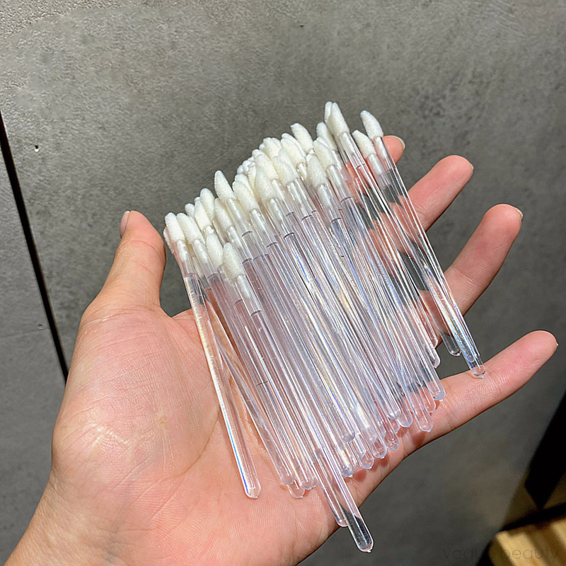 แปรงถูสีคิ้ว ทาลิป ลิฟติ้ง 50 ชิ้น แปรงอเนกประสงค์ ใช้แล้วทิ้ง
