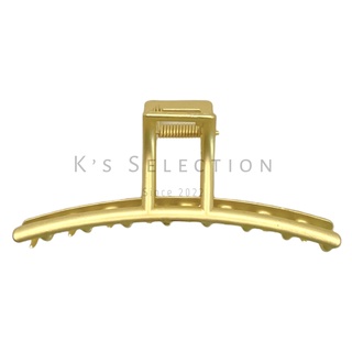 กิ๊บหนีบผม กิ๊บติดผม เครื่องประดับผม Claw clip metal matt gold