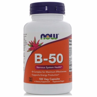 Now Foods, B-50, 100 Veg Capsules