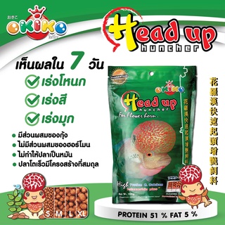 OKIKO HEAD UP อาหารเม็ด ปลาสวยงาม ปลาหมอสี (500G.)