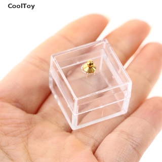 &lt; Cooltoy &gt; ขวดโหลแก้วใส่ขนม เยลลี่ หมีจิ๋ว น่ารัก สําหรับตกแต่งบ้านตุ๊กตา