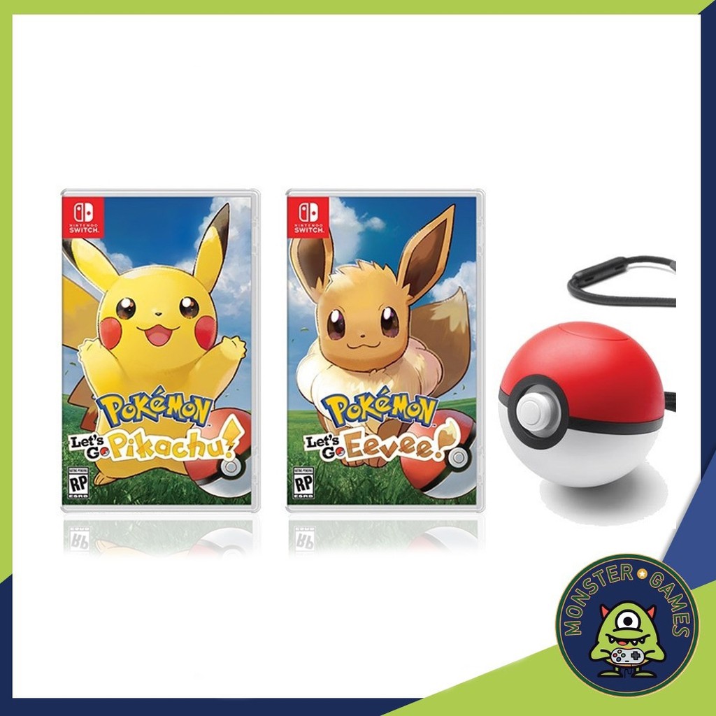 Pokemon Let’s Go Pikachu & Pokemon Let’s Go Eevee Nintendo Switch Game แผ่นแท้มือ1!!!! (Pokemon Let 