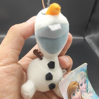 ตุ๊กตา พวงกุญแจ โอลาฟ Olaf ในเรื่อง Frozen ป้ายห้อย งานSega สภาพสมบูรณ์ ลิขสิทธิ์แท้