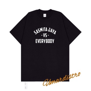 เสื้อยืด พิมพ์ลาย SASMITA JAYA VS EVERYBODY SASMITA JAYA สําหรับผู้ชาย