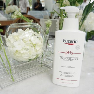 **หมดอายุ 03/21 แท้100% ฉลากไทย Eucerin pH5 Facial Cleanser 400 ml เจลล้างหน้า สำหรับผิวแพ้ง่าย สิว สิวอุดตัน