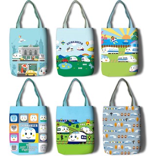 Shinkansen sanrio Shinkansen cute Japanese popular canvas shopping bag กระเป๋าเด็กผู้หญิง