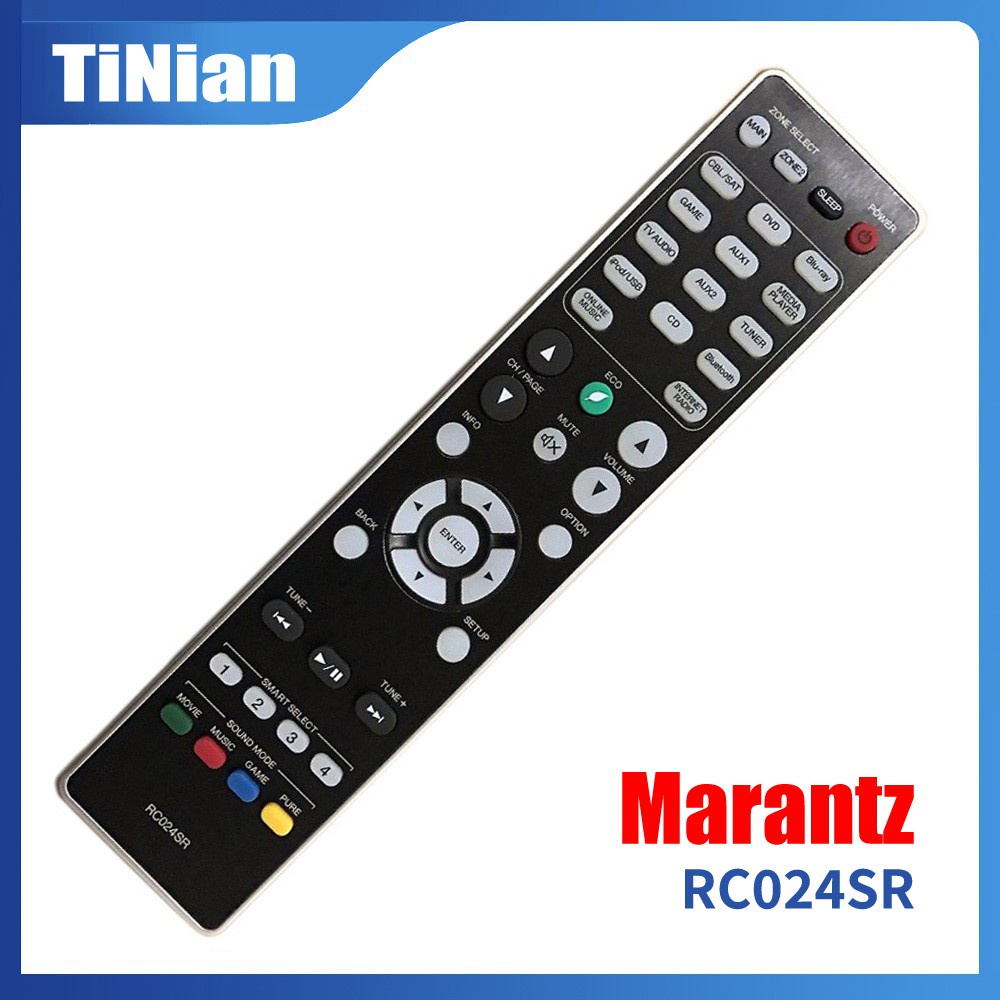 รีโมตคอนโทรล RC024SR สําหรับตัวรับสัญญาณ AV Marantz NR1605 NR1606 NR1607 SR5009 SR5010 SR5011 SR6009 SR6010
