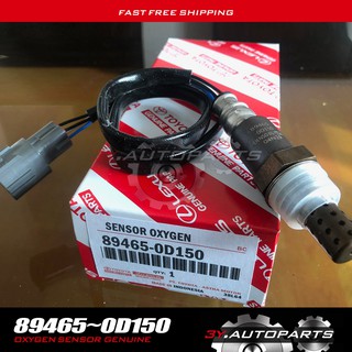 แท้  89465-0D150 SENSOR OXYGEN เซนเซอร์ไอเสีย อ๊อกซิเจน TOYOTA โตโยต้า VIOS วีออส 2003-2007 รุ่นแรก เส้นยาว