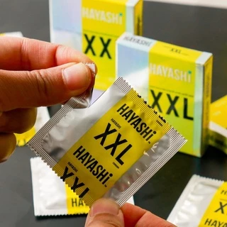 Hayashi XXL Condom Size 56 mm. ถุงยางอนามัยฮายาชิ เอ็กซ์เอ็กซ์แอล ขนาด 56 มม.