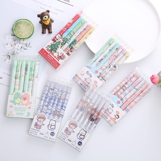 ปากกากดลายเซ็น เครื่องเขียน สําหรับนักเรียน มี 6 ชิ้น