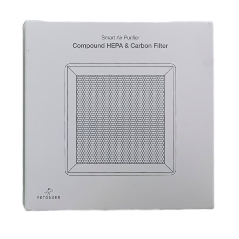 Petoneer เพ็ทโอเนียร์ แผ่นกรอง Compound HEPA CarbonFilter สำหรับเครื่องฟอกอากาศ  PETONEER Air Master