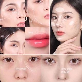 5494 NOVO โนโวเฉดดิ้ง ไฮไลท์ คอนทัวร์ เนื้อครีม แบบแท่ง 2 หัว ปกปิดรอยสิว รอยคล้ำ หน้ามีมิติ ติดทน กันน้ำ กันเหงื่อ