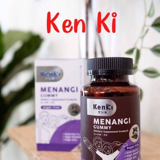 ของแท้!!  ส่งฟรี!!  เก็นคิ มีนางิ กัมมี่ Kenki Menangi Gummy 1 กระปุก 60 ชิ้น