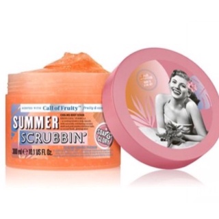 สครับขัดผิว สูตรเย็น Soap &amp; Glory Call Of Fruity Summer Scrubbin Cooling Body Scrub 300 ml.