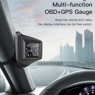 A401 เครื่องวัดความเร็ว GPS OBD ระบบ Head Up Display พร้อมเครื่องวัดความเร็ว สําหรับรถยนต์