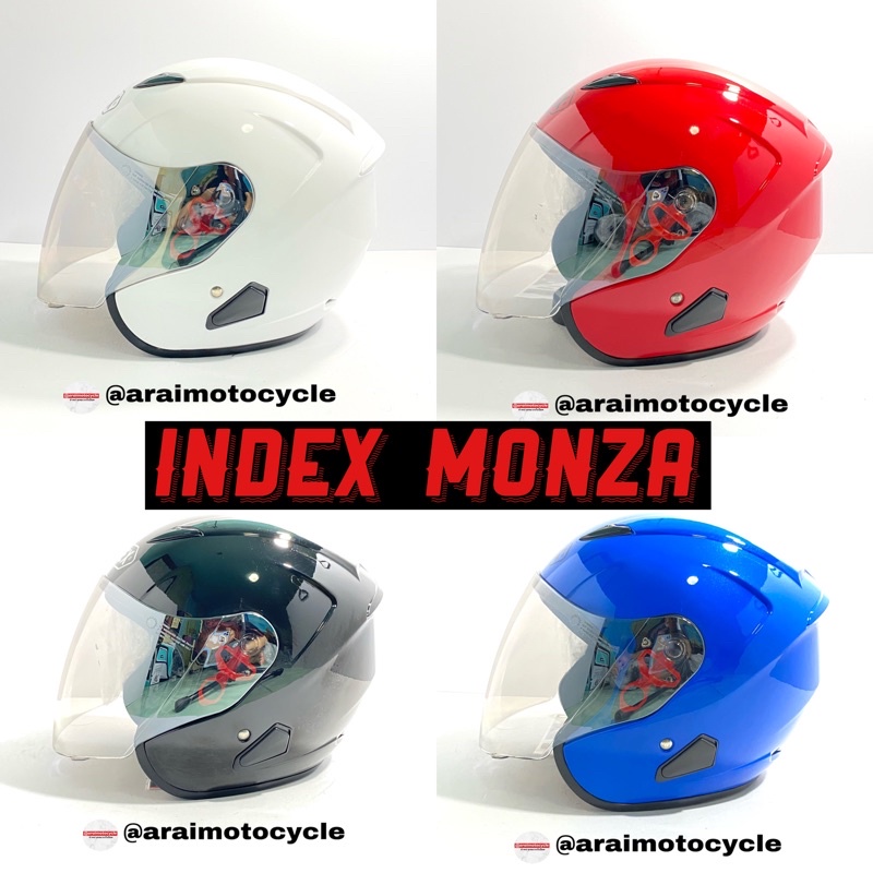 หมวกกันน็อค INDEX MONZA (รุ่นเปิดหน้า)