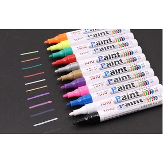 llร้านคนไทย 100%ll ปากกาเขียนยาง TOYO Paint ปากกา​อเนกประสงค์​ เขียนป้ายทะเบียนรถ ปากกามาร์คเกอร์ Marker ปากกาเพ้นท์