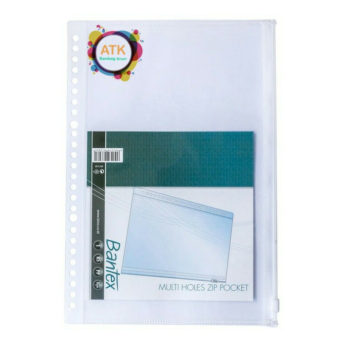 BANTEX 8073 MULTIHOLES ZIPP POCKET B5