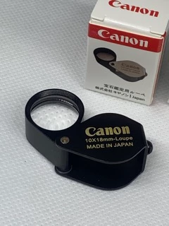 กล้องส่องพระ กล้องส่องจิวเวอรี่ Ca 10x18mm-Loupe เลนส์แก้ว เคลือบมัลติโค๊ต ส่องสบายตา คมชัด