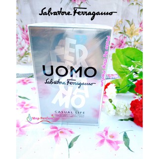 Ferragamo UOMO Casual Life Edt For Men 100 ml. ( กล่องซีล ) ..