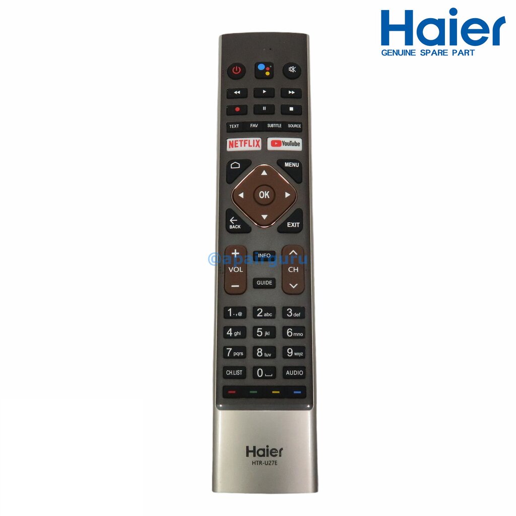 Haier รหัส 0530058514 TV REMOTE CONTROL รีโมททีวี โทรทัศน์ อะไหล่ทีวี ...